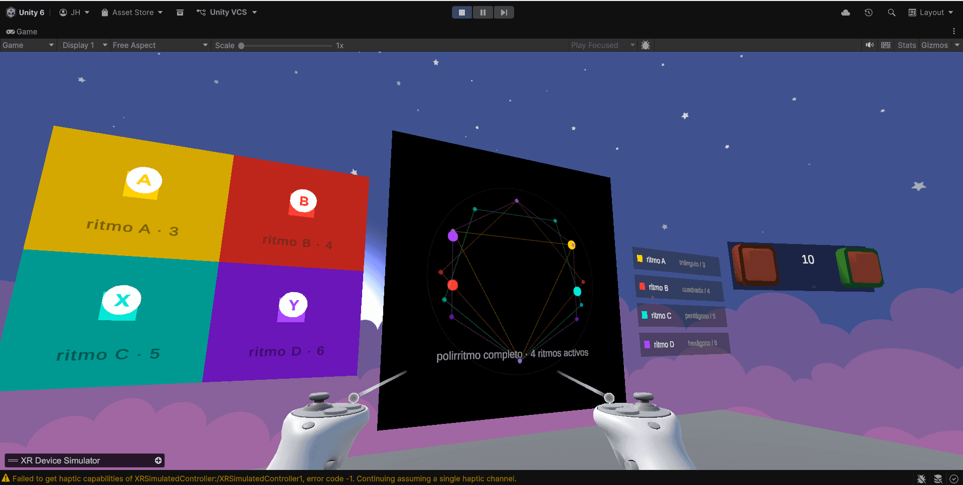 Clubit — VR Polyrhythm Game