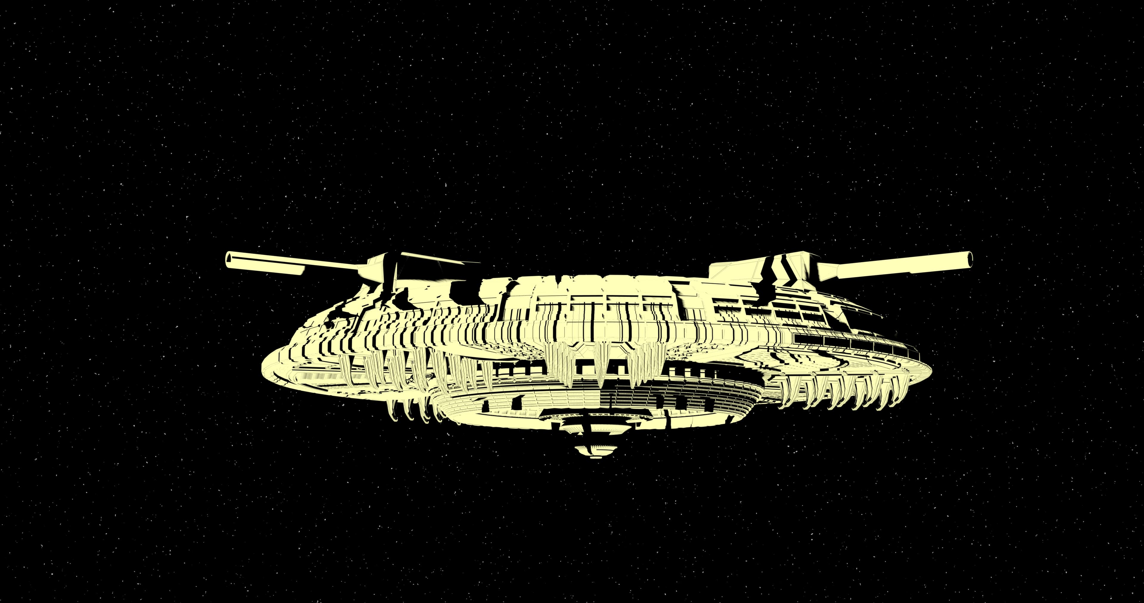 Alien Mothership — 3D Model