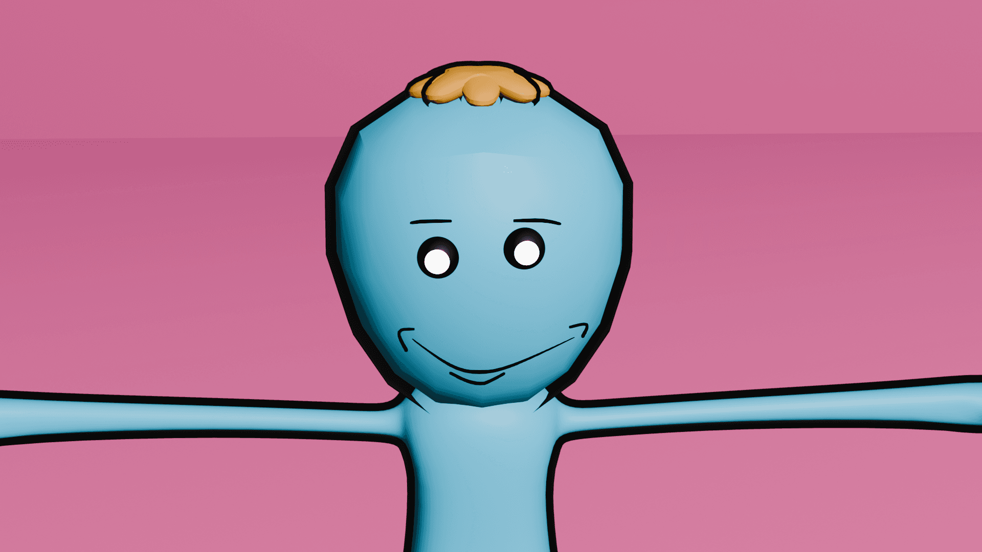 Mr. Meeseek — Fan Art 3D Model